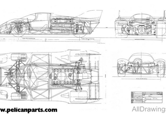 Drawings of the car are Porsche 917 (1971) (Porsche 917 (1971))